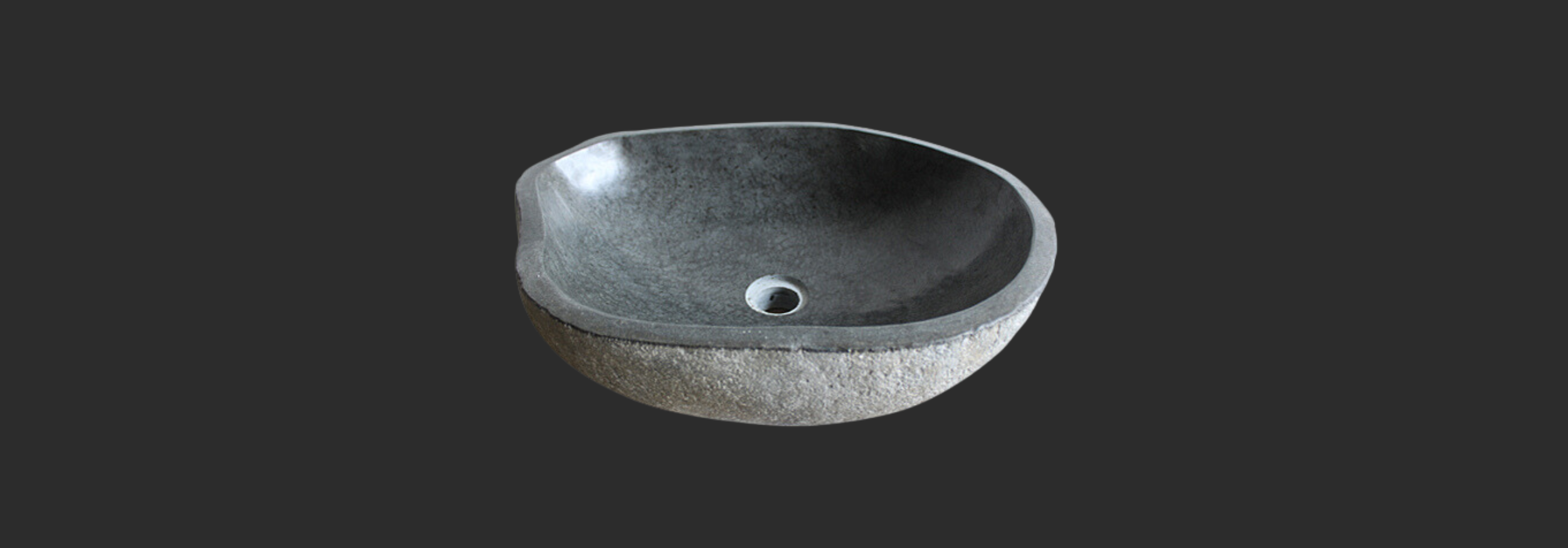 rock polished basin