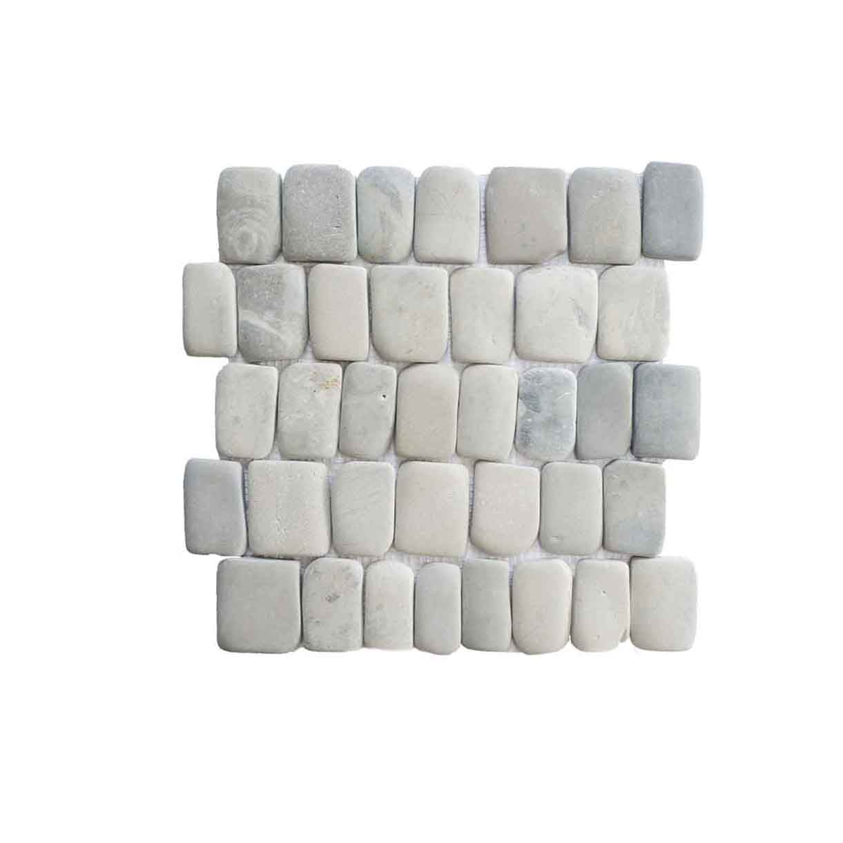 Canine Grey Pebble Mosaic Tile for Wall | 5 Tiles per case