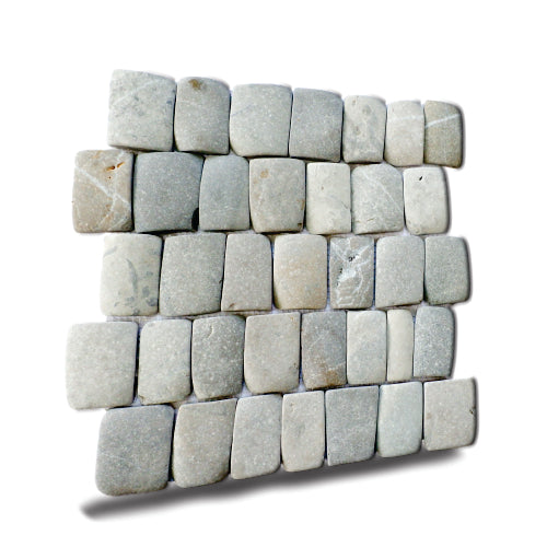 Canine Grey Pebble Mosaic Tile for Wall | 5 Tiles per case