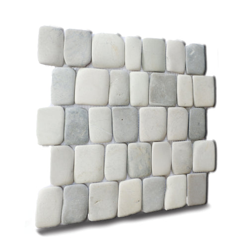 Canine Cloud Pebble Mosaic Tile for Wall | 5 Tiles per case