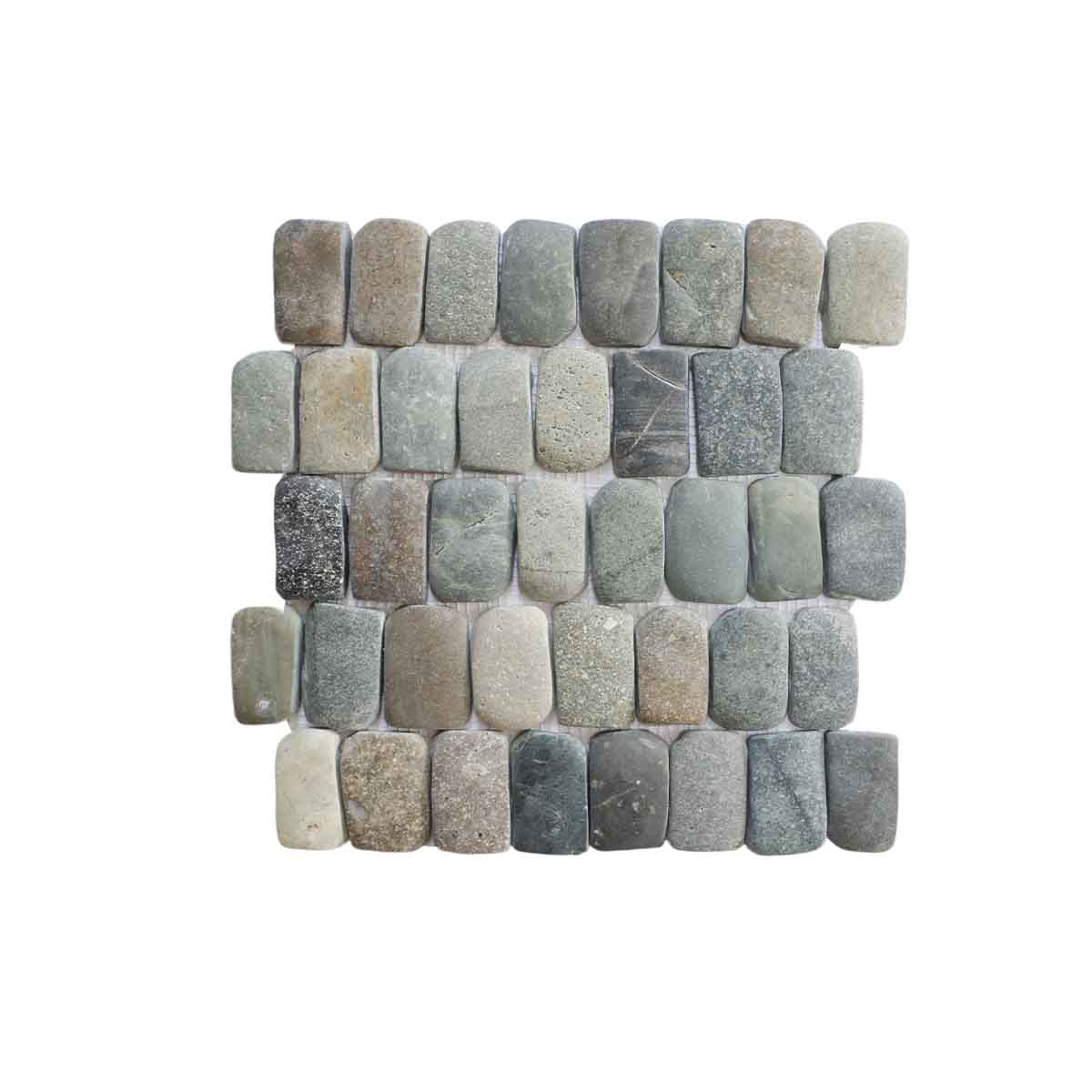 Canine Mix Pebble Mosaic Tile for Wall | 5 Tiles per case