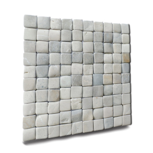 Molar 3 Grey Pebble Mosaic Tile for Wall | 5 Tiles per case