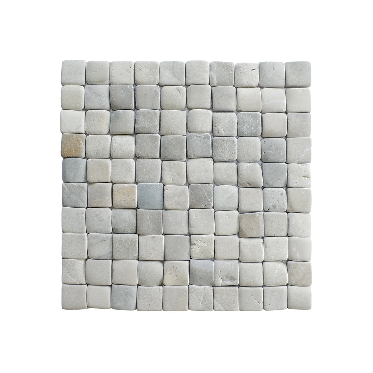 Molar 3 Grey Pebble Mosaic Tile for Wall | 5 Tiles per case