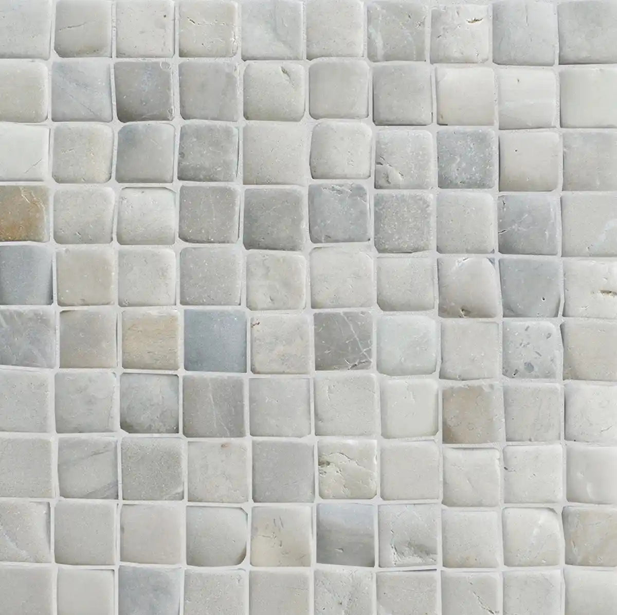 Molar 3 Grey Pebble Mosaic Tile for Wall | 5 Tiles per case