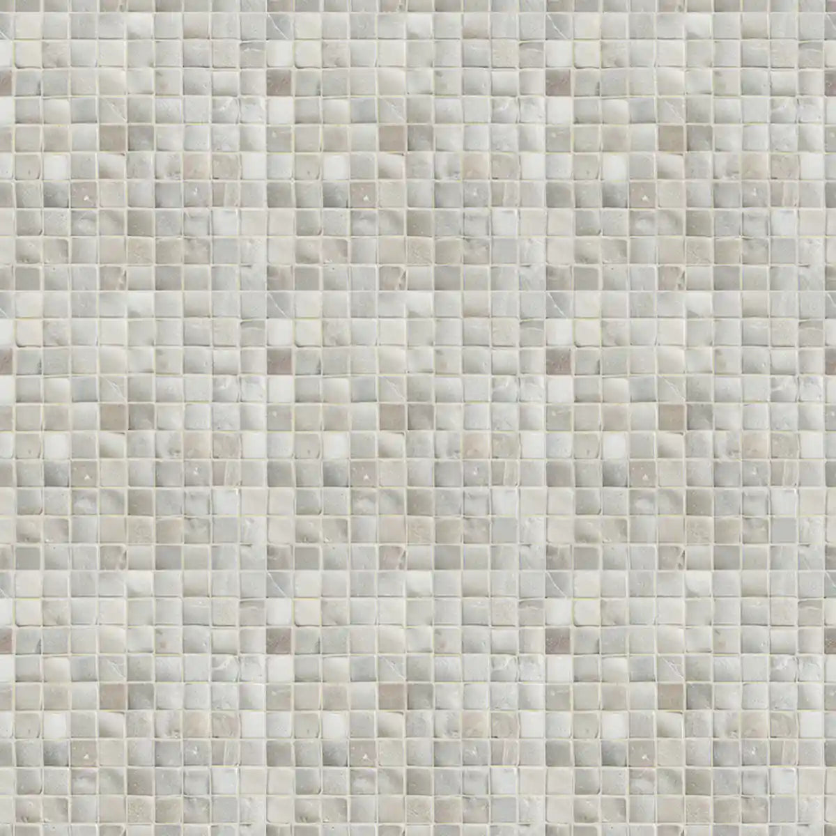 Molar 3 Tan Pebble Mosaic Tile for Wall | 5 Tiles per case