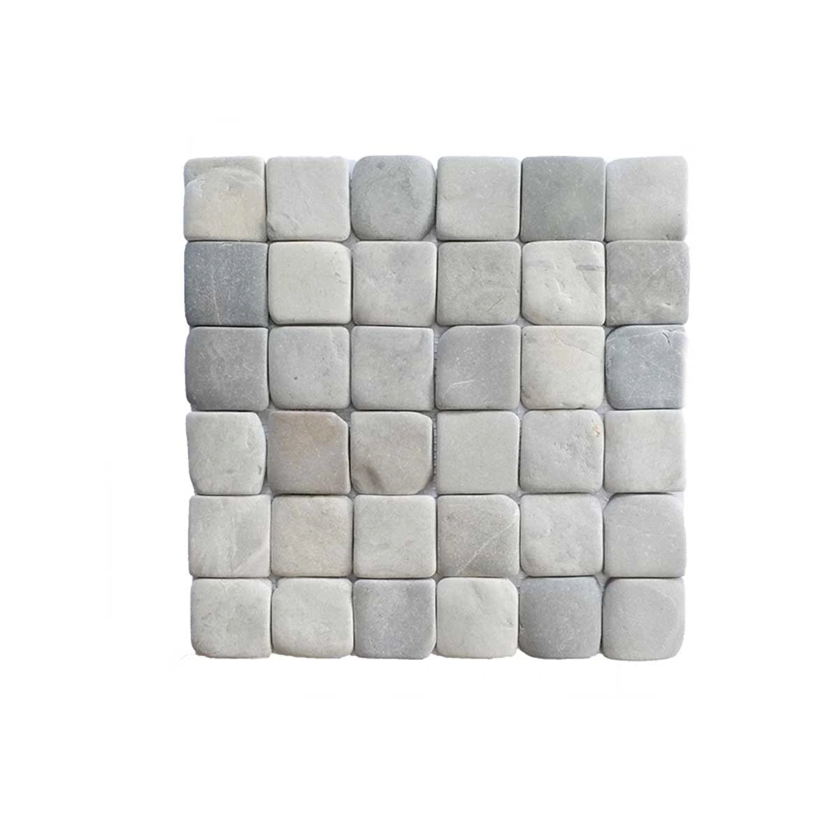 Molar 5 Grey Pebble Mosaic Tile for Wall | 5 Tiles per case