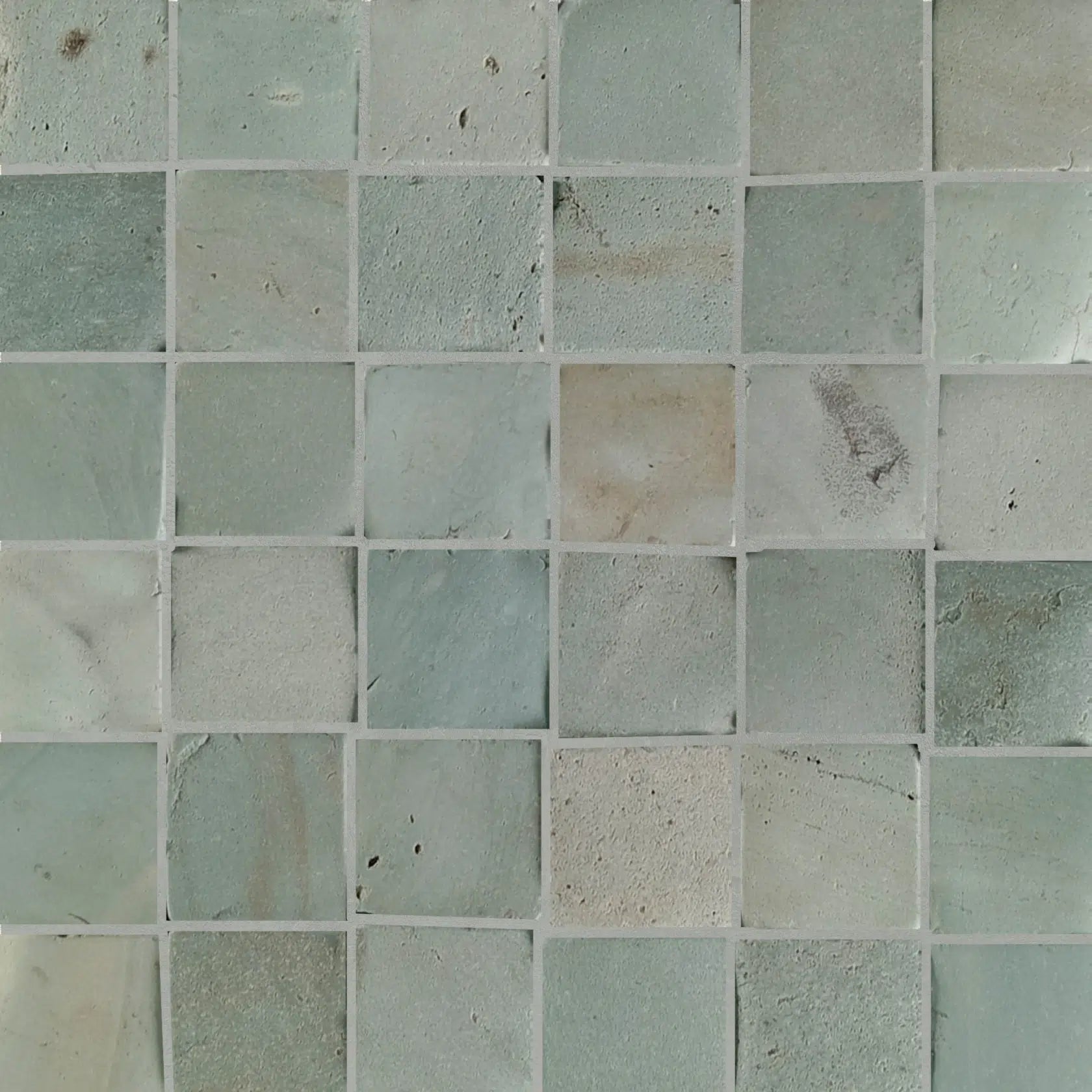 Molar 5 Green Pebble Mosaic Tile for Wall | 5 Tiles per case