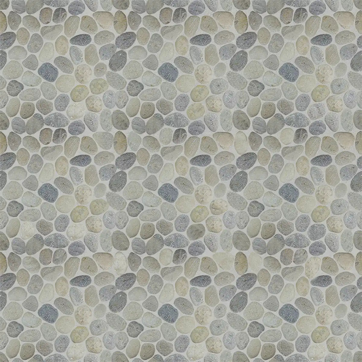 Grey Pebble Mosaic Tile For Wall and Floor | 5 Tiles per case