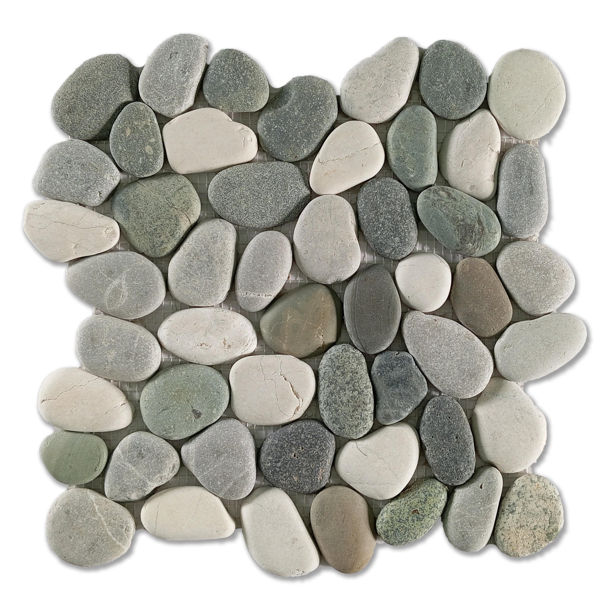 Aqua Tone Pebble Mosaic Tile For Wall and Floor | 5 Tiles per case