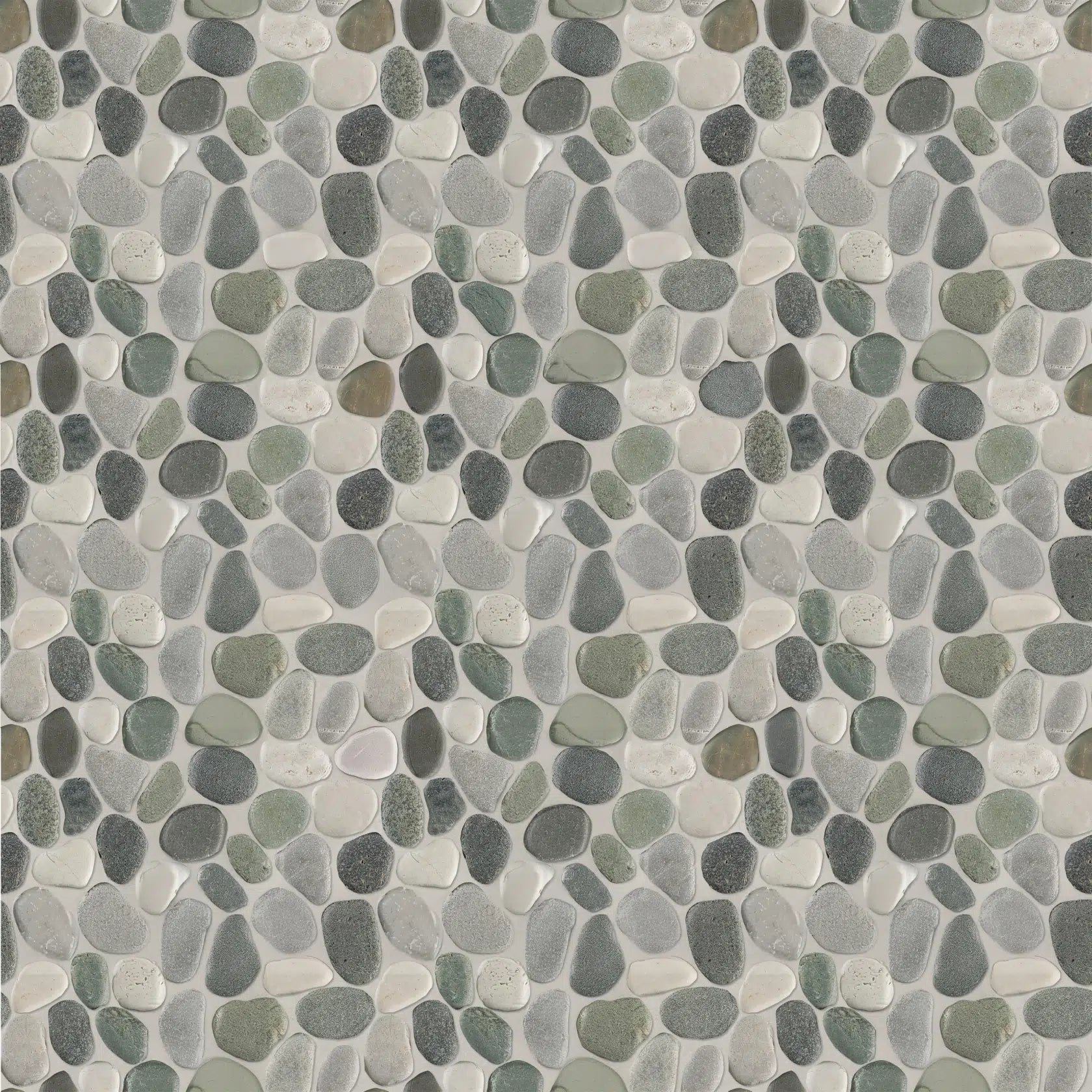 Aqua Tone Pebble Mosaic Tile For Wall and Floor | 5 Tiles per case