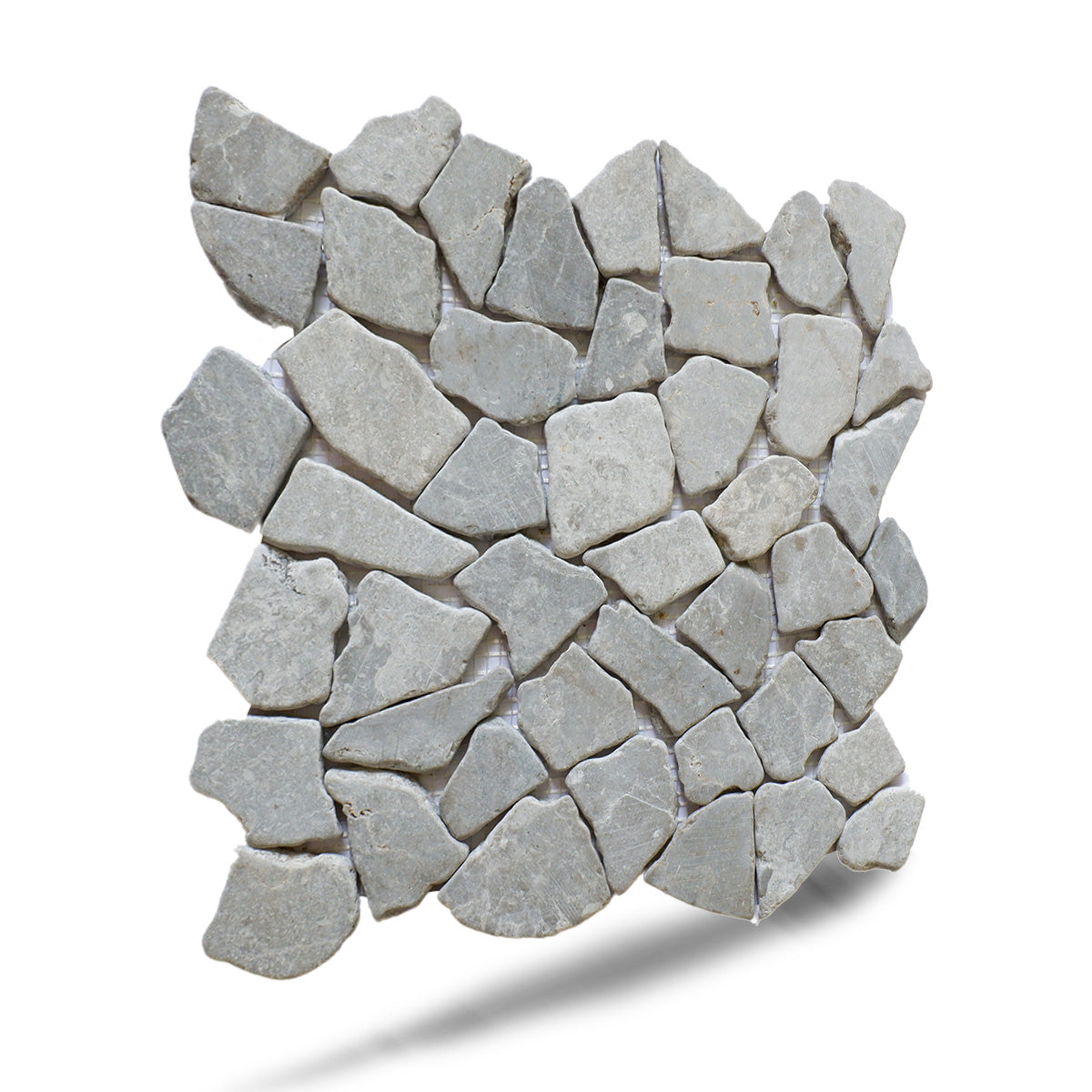 Nusa Grey Random Irregular Mosaic Tile for Wall and Floor | 5 Tiles per case