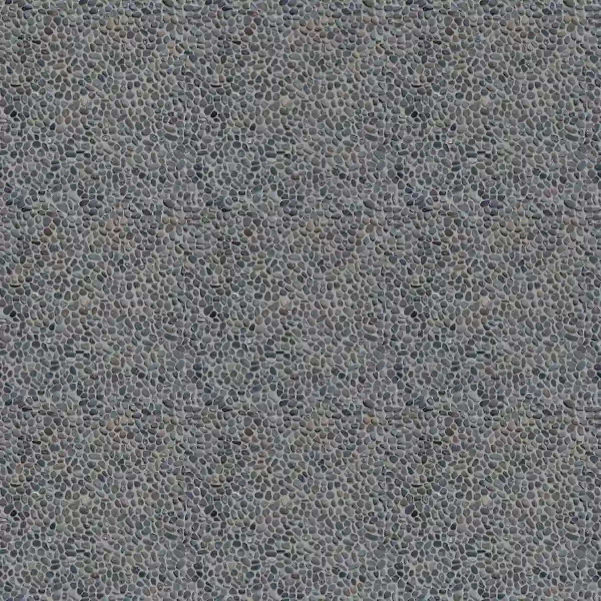 Black Mini Pebble Natural Stone Mosaic Wall & Floor Tile | 11 Tiles per case