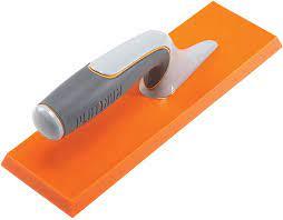 yellow plastic grout float layer