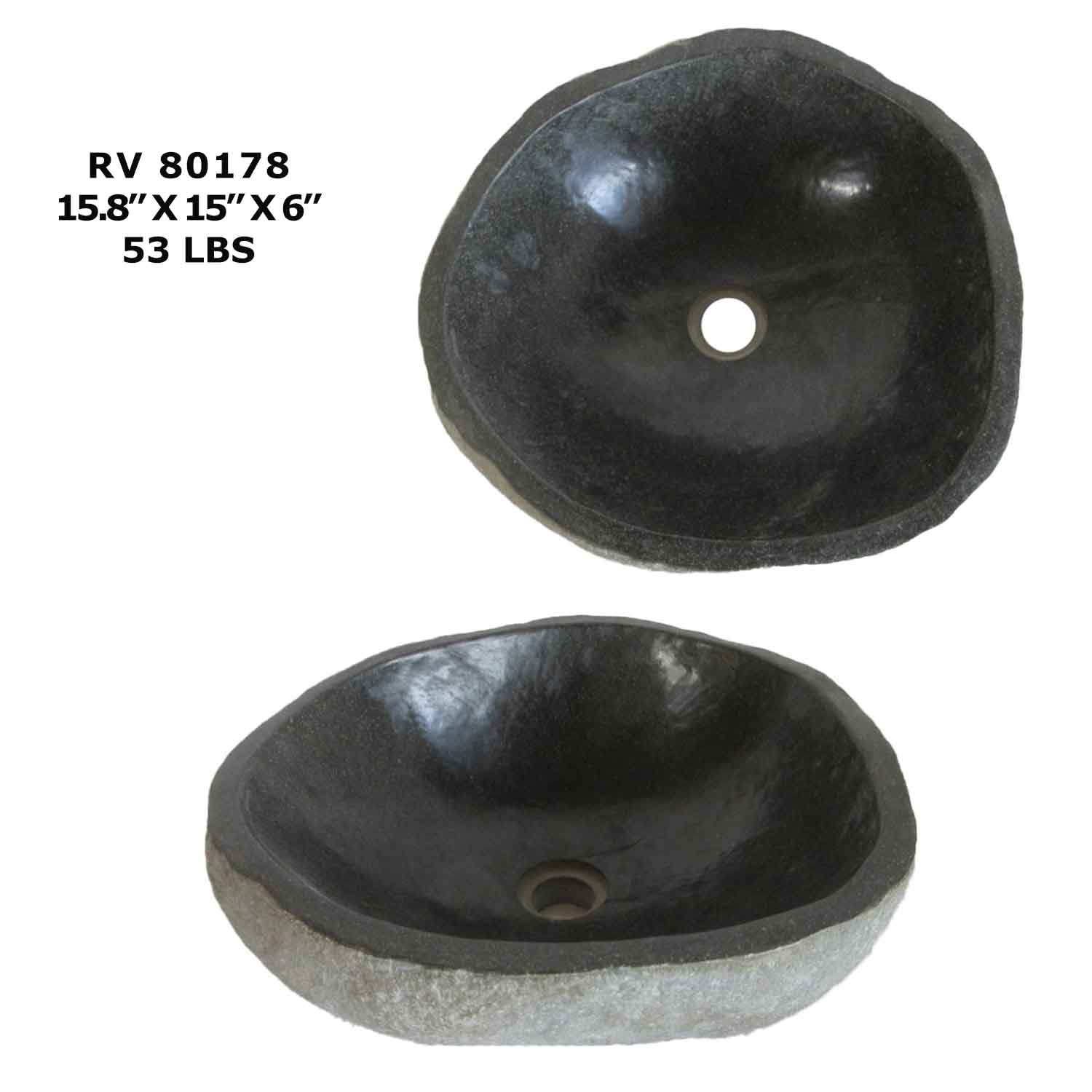RV80178-Natural Stone Bathroom Sink Bowls - Kitchen Sink Basin