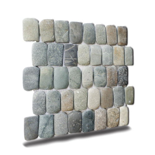 Canine Mix Pebble Mosaic Tile for Wall | 5 Tiles per case