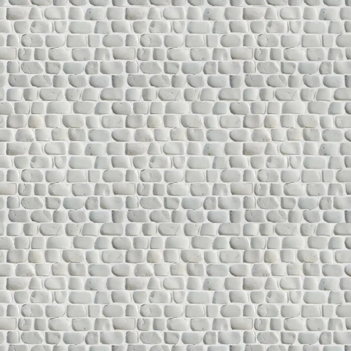 Strip White Mosaic Tile for Wall, Strip Stone Mosaic Tiles