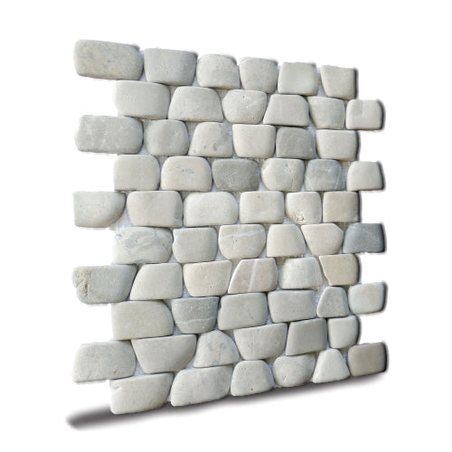 Grey Striped Stone Mosaic Tile for Wall, Grey Stone Tiles