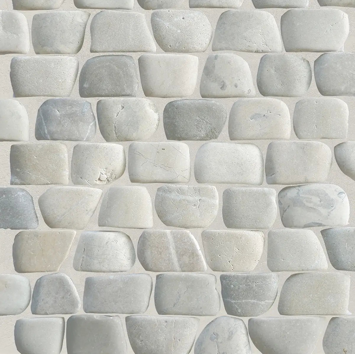 Grey Striped Stone Mosaic Tile for Wall, Grey Stone Tiles