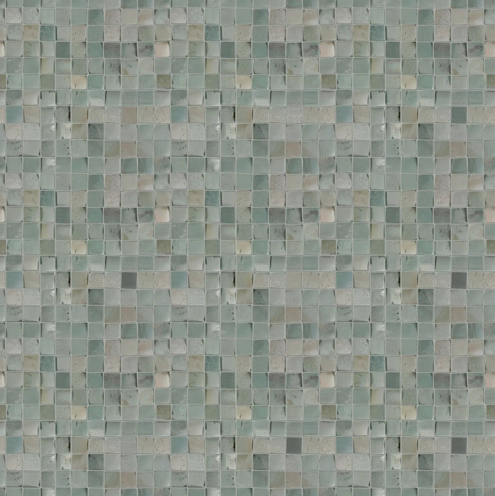 Molar 3 Green Pebble Mosaic Tile for Wall | 5 Tiles per case
