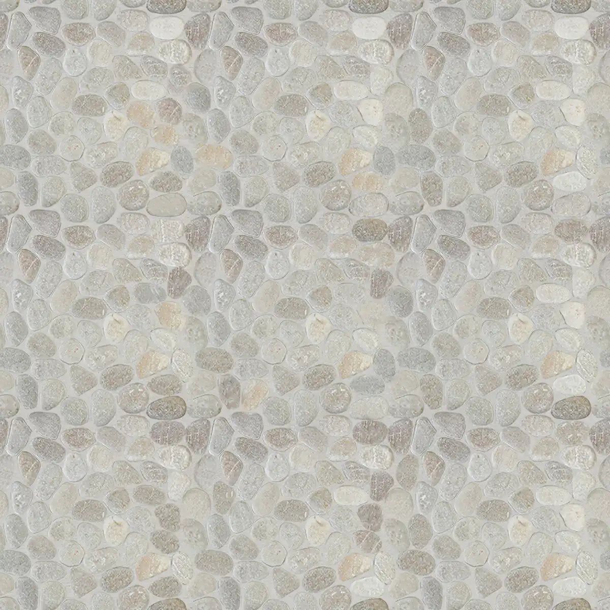 Tan Pebble Mosaic Tile For Wall and Floor | 5 Tiles per case