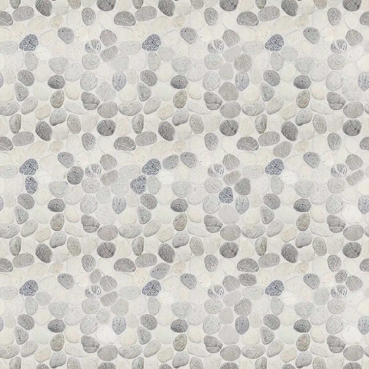 Pebble Stone Mosaic Tiles, Misty Pebble Mosaic Tile
