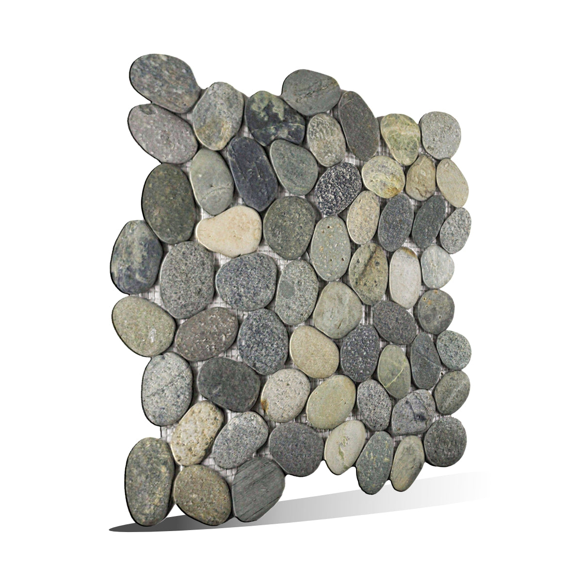 Pebble Mosaic Tile, Earthy Pebble Stone Mosaic Tiles