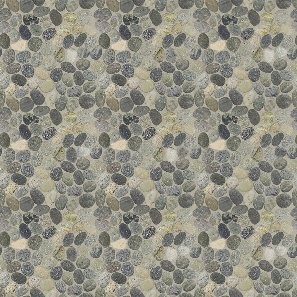 Pebble Mosaic Tile, Earthy Pebble Stone Mosaic Tiles