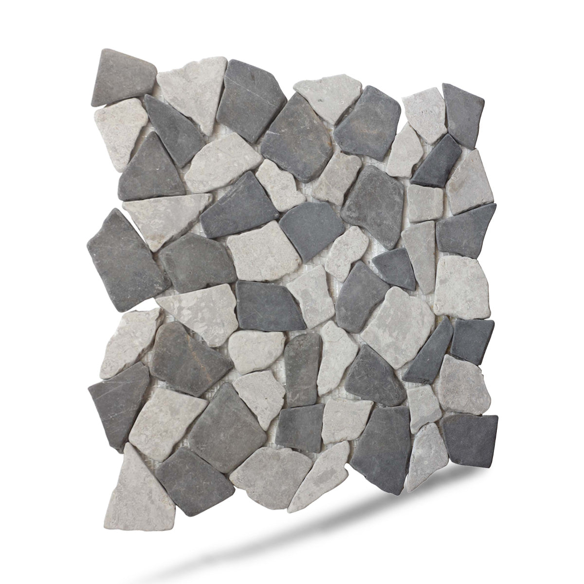 Stone Grey Random Irregular Mosaic Tile for Wall and Floor | 5 Tiles per case