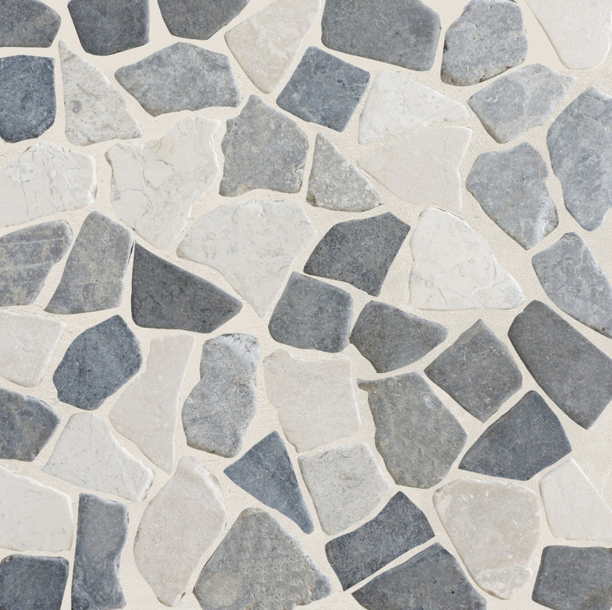 Awan Random Mosaic Wall Tile In Room | Pebble Tile