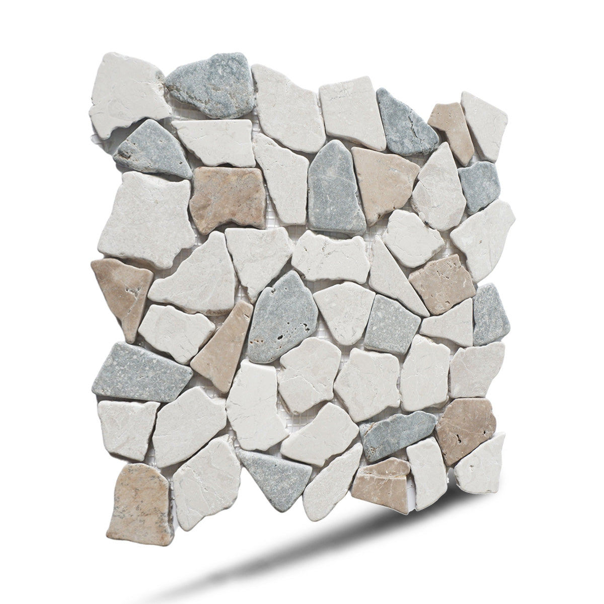 Sea Sand Random Irregular Mosaic Tile for Wall and Floor | 5 Tiles per case