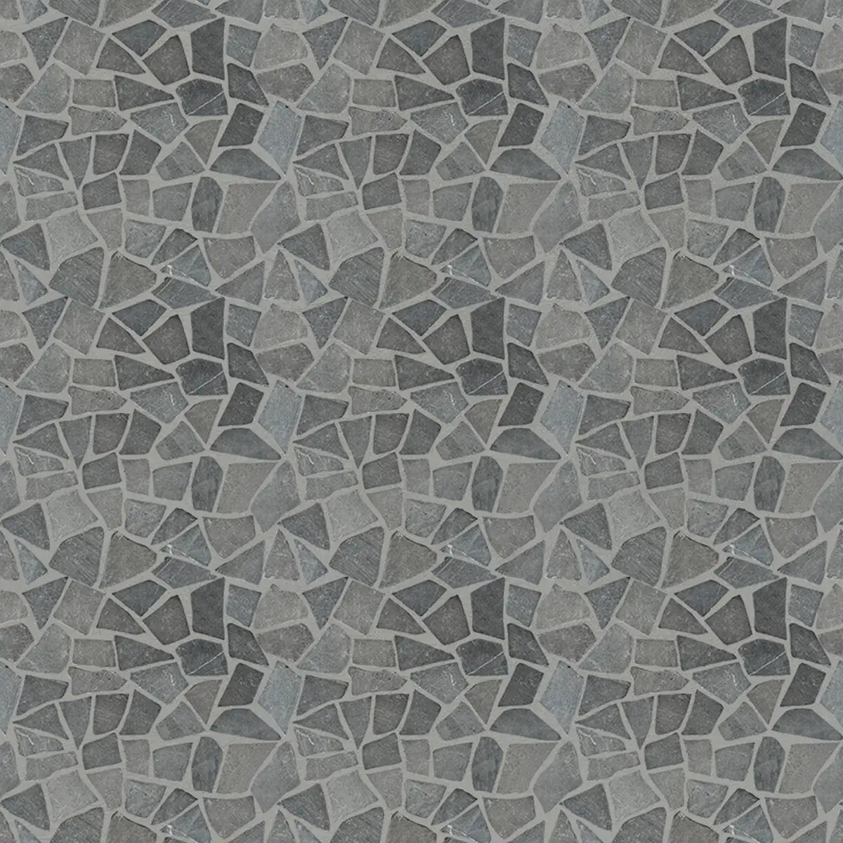 Mosaic tile grey marble irregular for bathroom