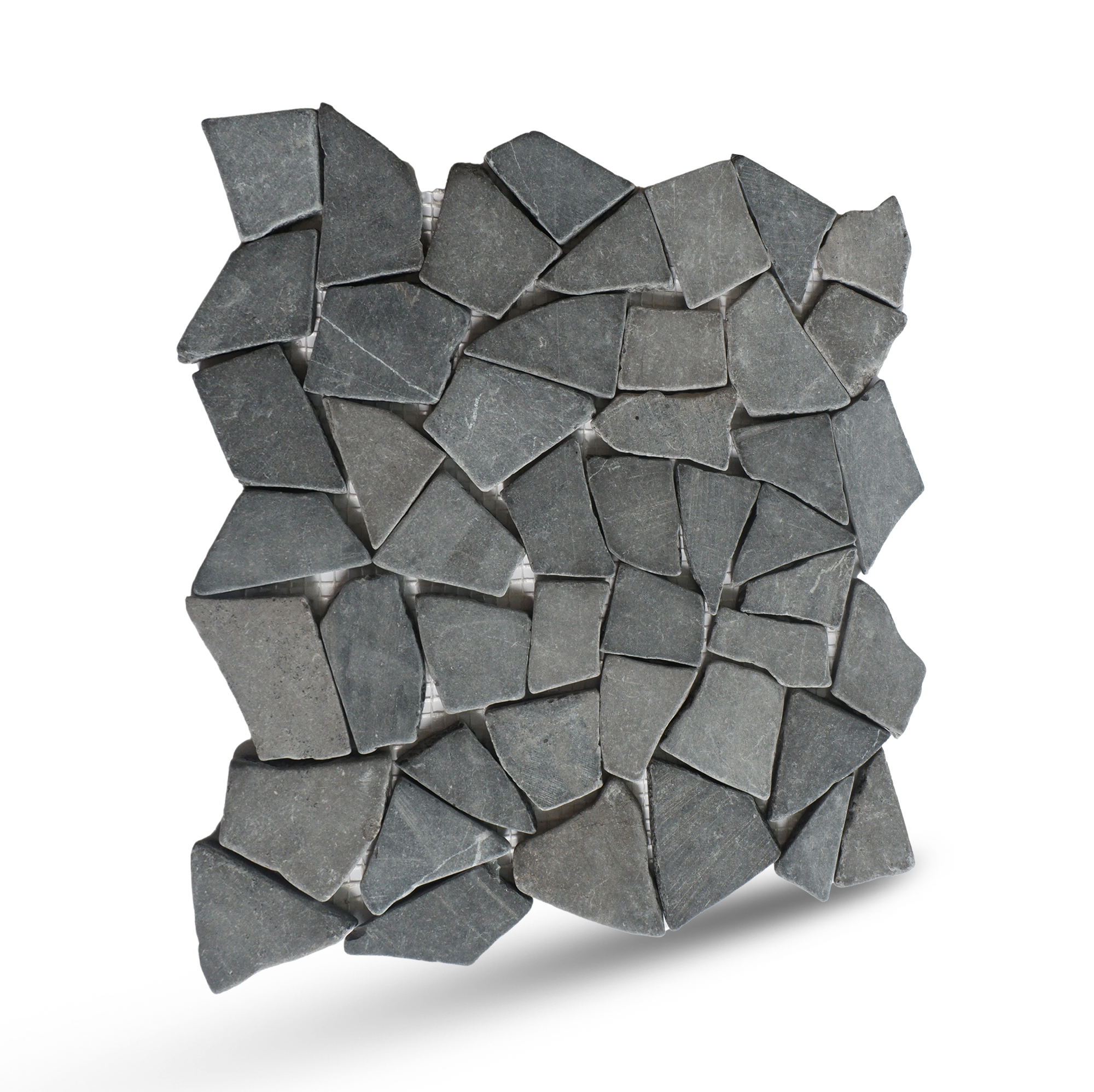 Grey Random Irregular Mosaic Tile for Wall and Floor | 5 Tiles per case