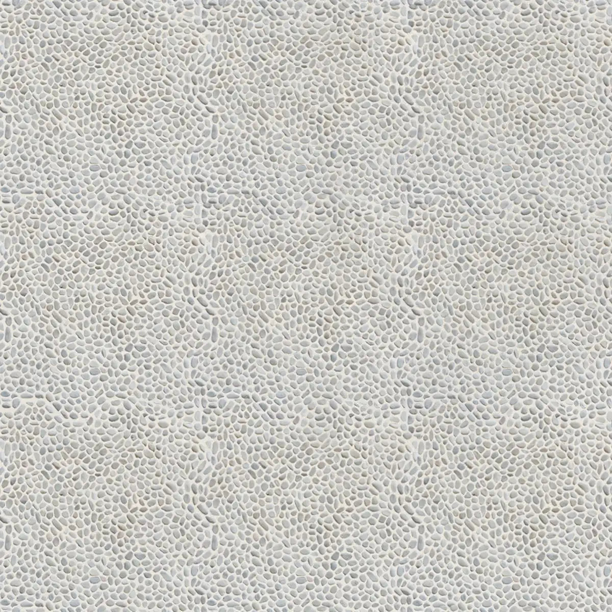 White Pebble Tile, Mini Pebble Natural Stone Mosaic Wall & Floor Tile