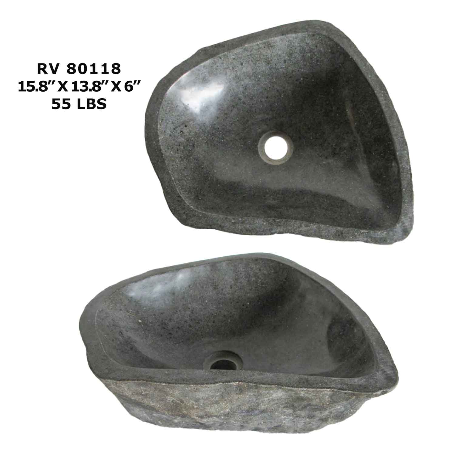 RV80118-River Stone Bathroom Sink