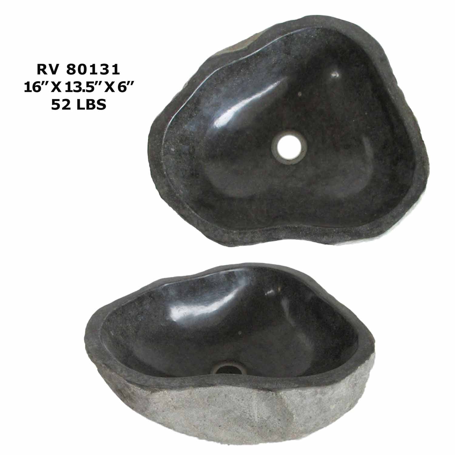 RV80131-Natural Stone Bathroom Sink Bowls - Kitchen Sink Basin