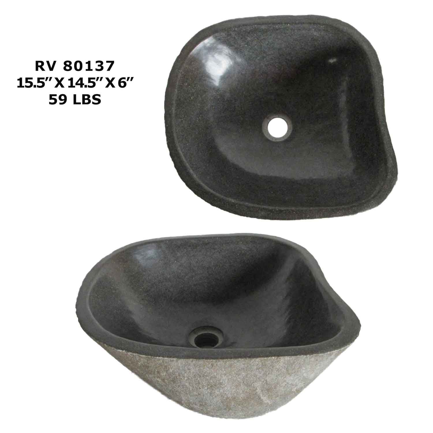 RV80137-Natural Stone Bathroom Sink Bowls - Kitchen Sink Basin