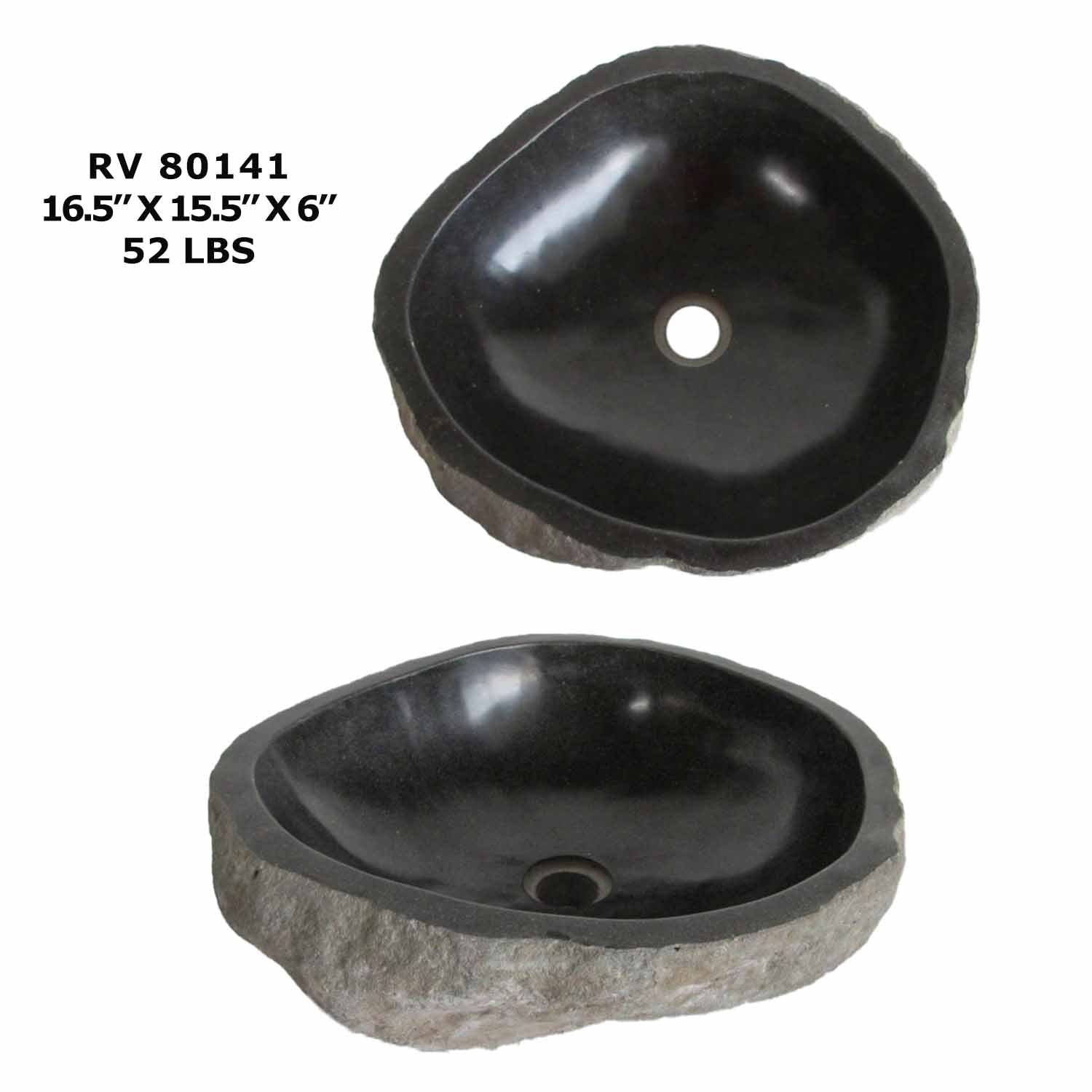 RV80141-Natural Stone Bathroom Sink Bowls - Kitchen Sink Basin