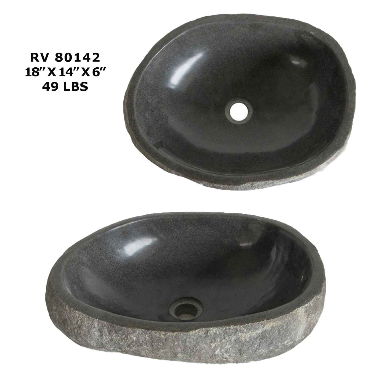 RV80142-Natural Stone Bathroom Sink Bowls - Kitchen Sink Basin