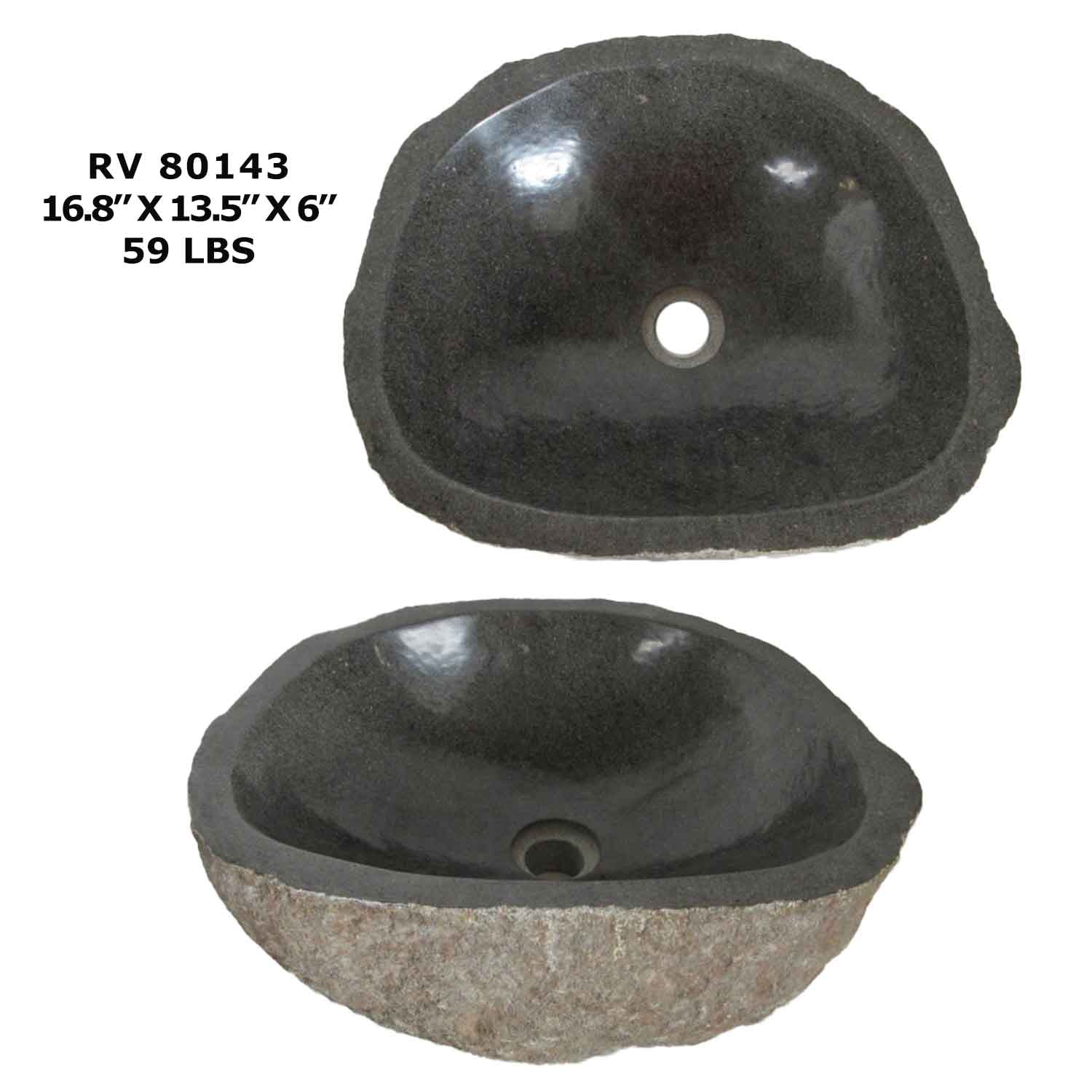 RV80143-Natural Stone Bathroom Sink Bowls - Kitchen Sink Basin