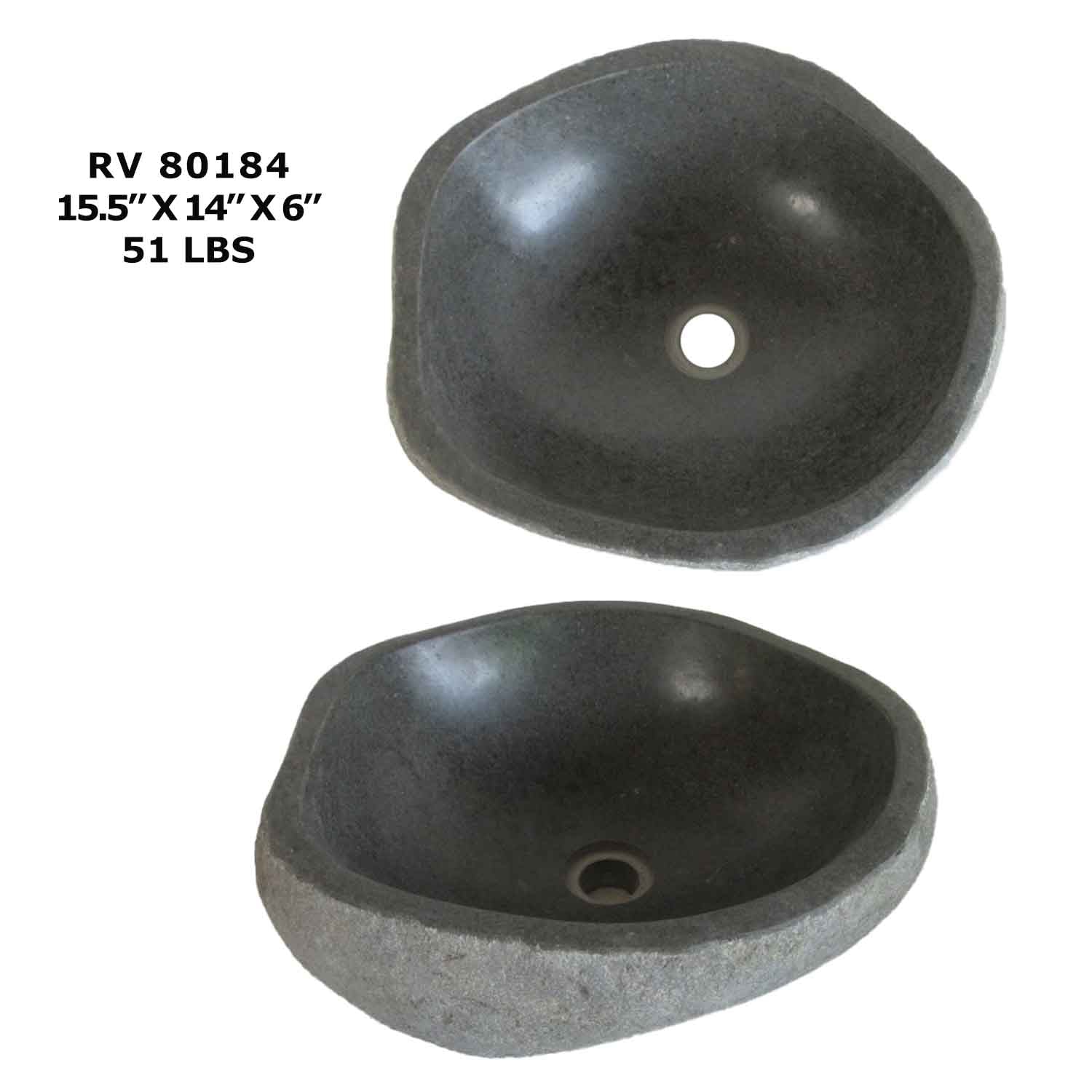 RV80184-Natural Stone Bathroom Sink Bowls - Kitchen Sink Basin