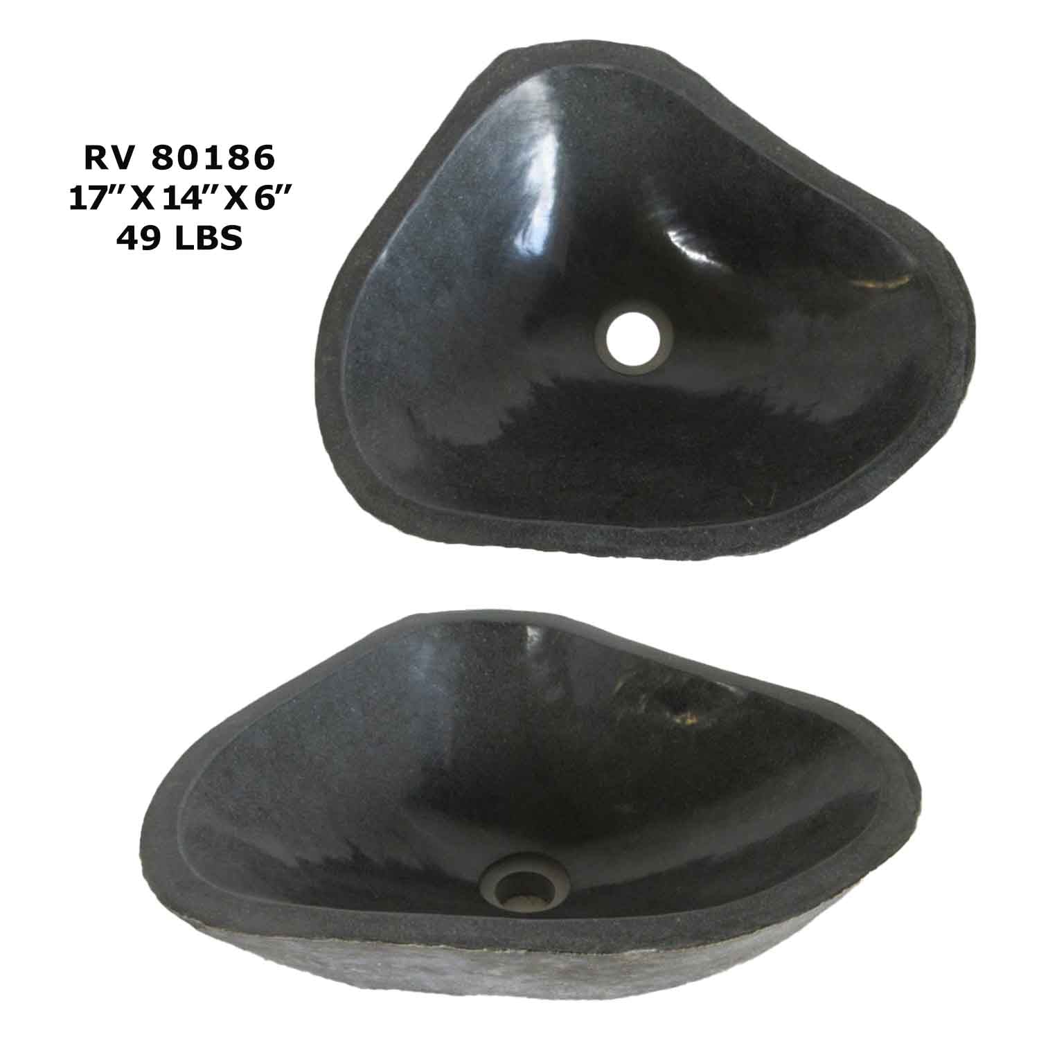 RV80186-River Stone Bathroom Sink