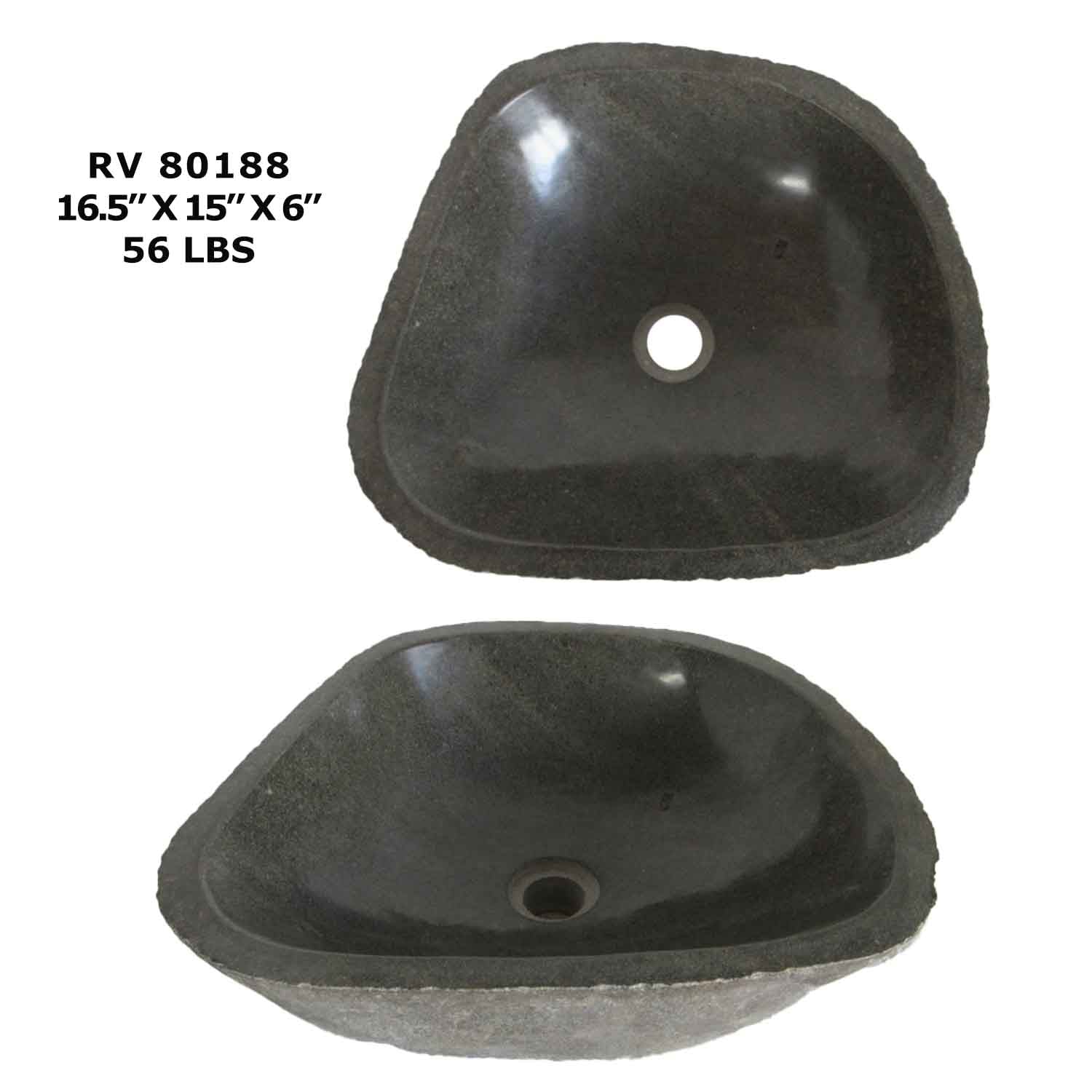 RV80188-Natural Stone Bathroom Sink - Wash Basin Sink