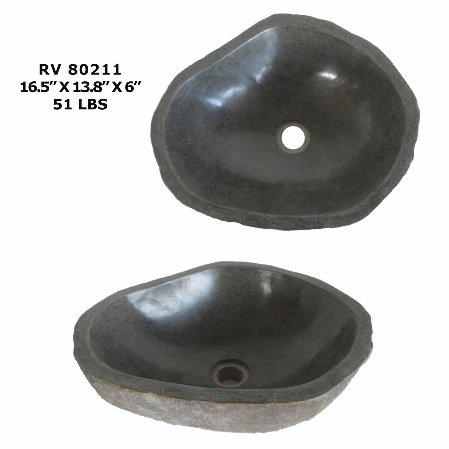 RV80211-Natural Stone Bathroom Sink Bowls - Kitchen Sink Basin