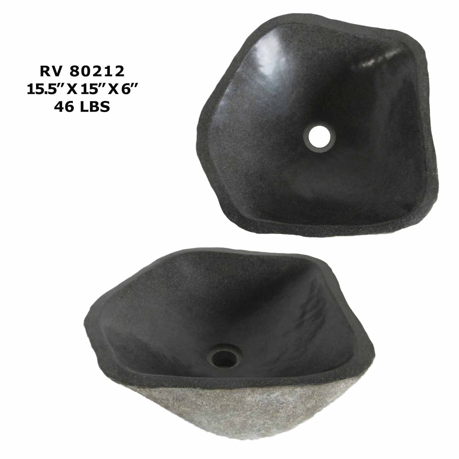 RV80212-Natural Stone Bathroom Sink Bowls - Kitchen Sink Basin