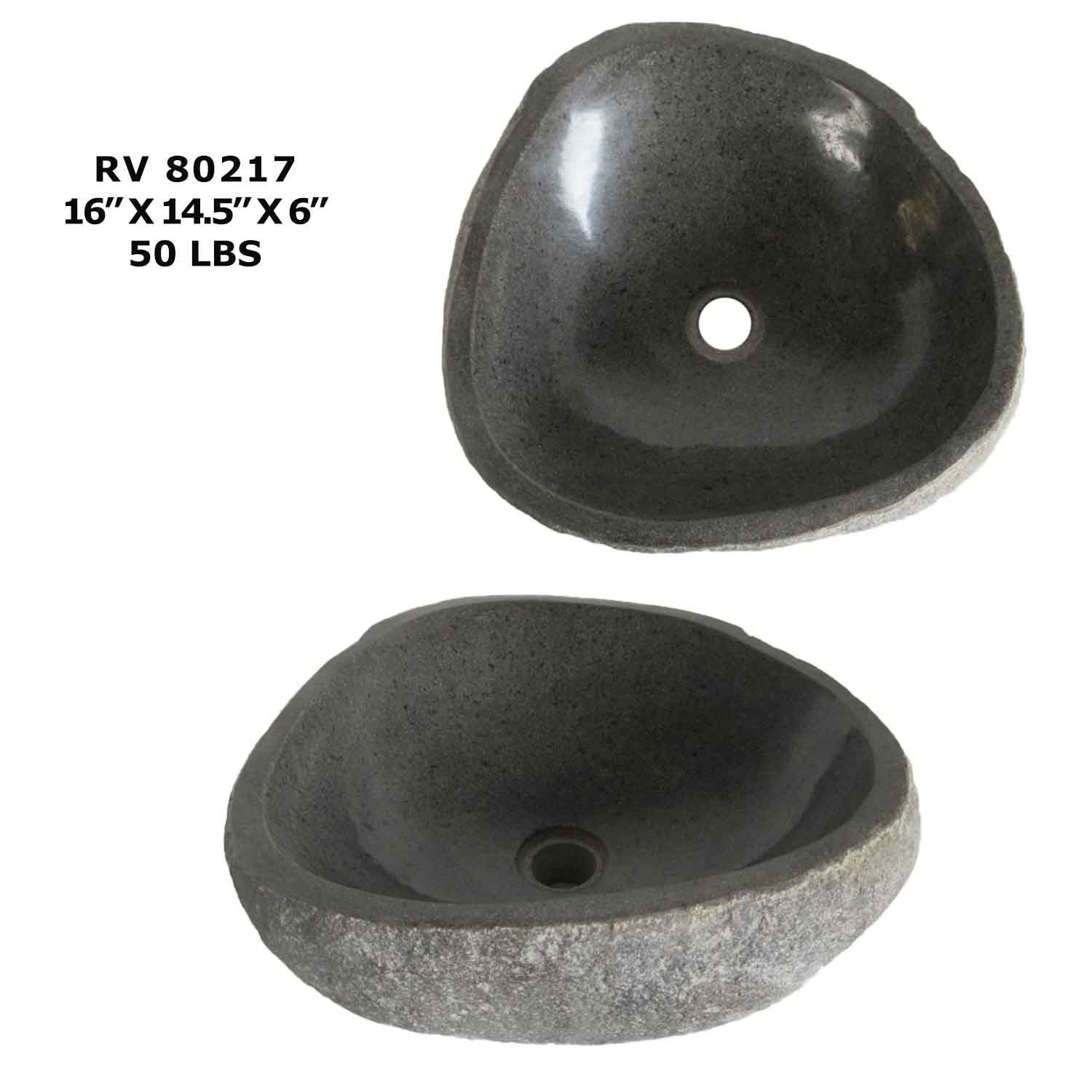 RV80217-Natural Stone Bathroom Sink - Wash Basin Sink